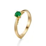 Pierścionek zaręczynowy z szmaragdem AJPZ_074